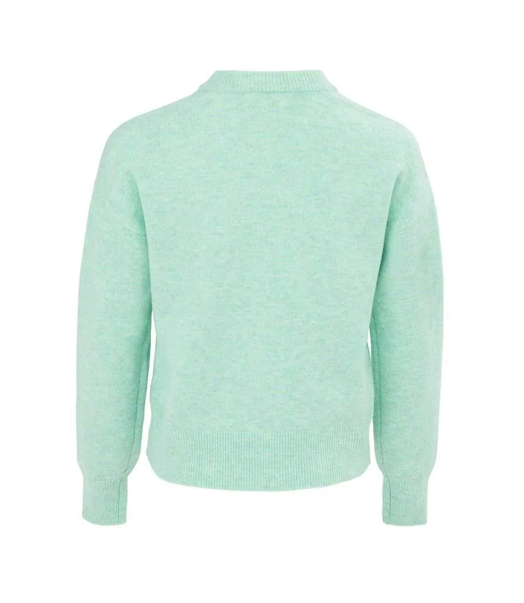 Womens/ladies Spandex Button Cardigan Green Miso-2