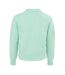 Womens/ladies Spandex Button Cardigan Green Miso-2