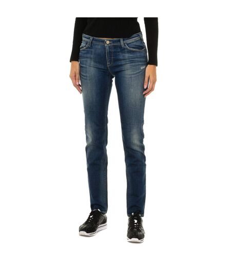 Long worn effect denim pants 3Y5J28-5D1MZ woman