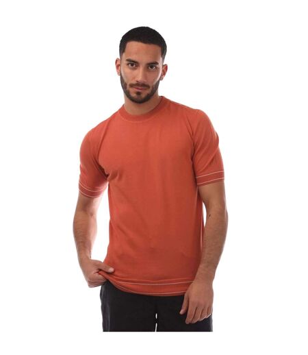 T-shirt Motif/style Uni Homme Orange Boss