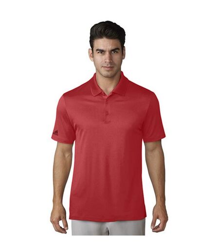 Adidas Mens Performance Polo Shirt (Collegiate Red)