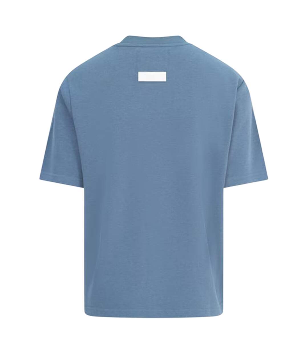 Womens/ladies Oversized Boyfriend T-shirt Orion Blue Blank Essentials-2