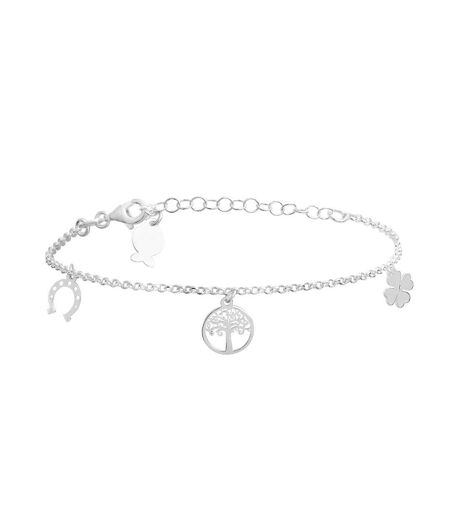 Bracelet argent clio blue arbre de vie - taille unique