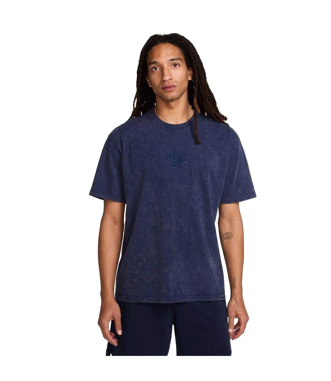 Mens Essentials Paris Saint Germain Fc T-shirt Midnight Navy Nike-1