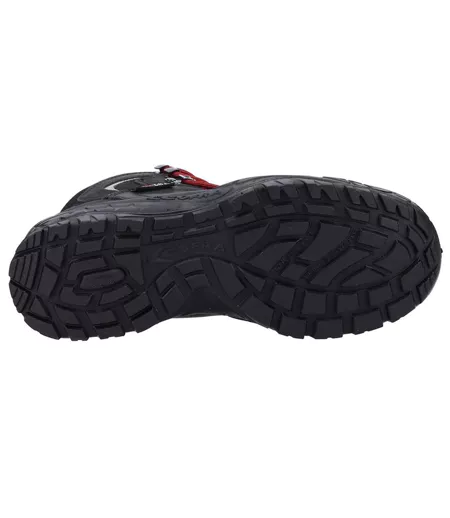 Bottes De Sécurité Summit En Nubuck Pour Hommes Noir Rouge Cofra