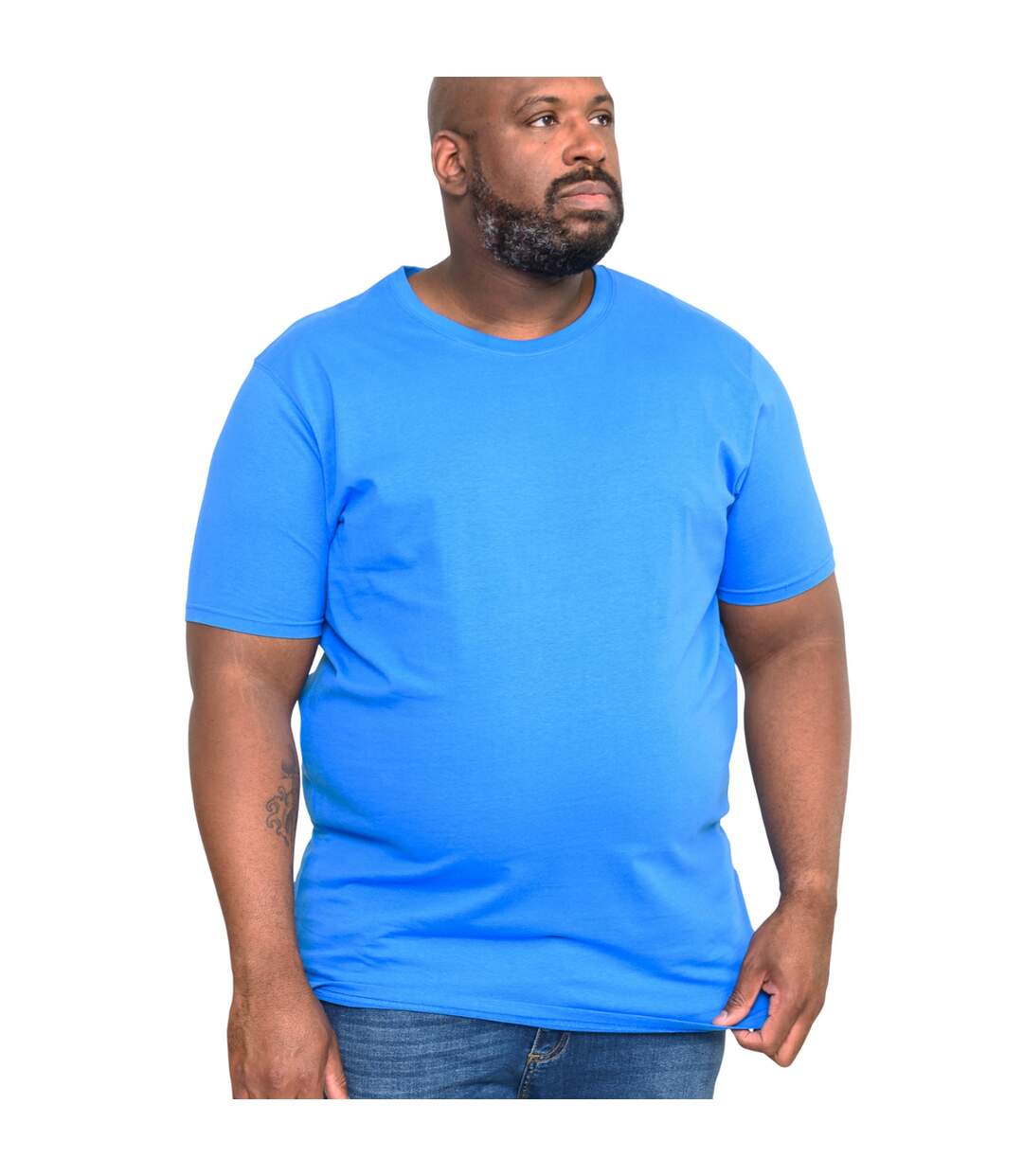 Duke Mens Flyers-2 Kingsize Crew Neck T-Shirt (Blue) - UTDC170-3