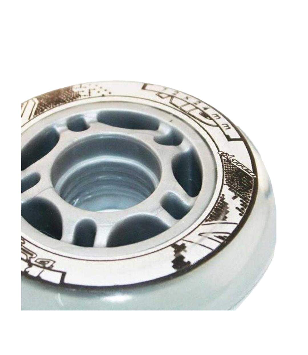 Roues De Patins À Roulettes 72 Mm X 24 Mm Gris Nils Extreme-2
