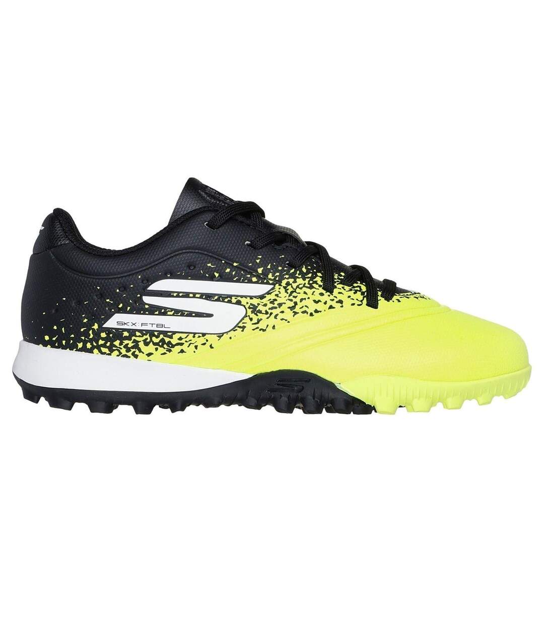 Chaussures De Foot Pour Terrain Artificiel Coupe Confortable Razor Homme Jaune Noir Skechers-1