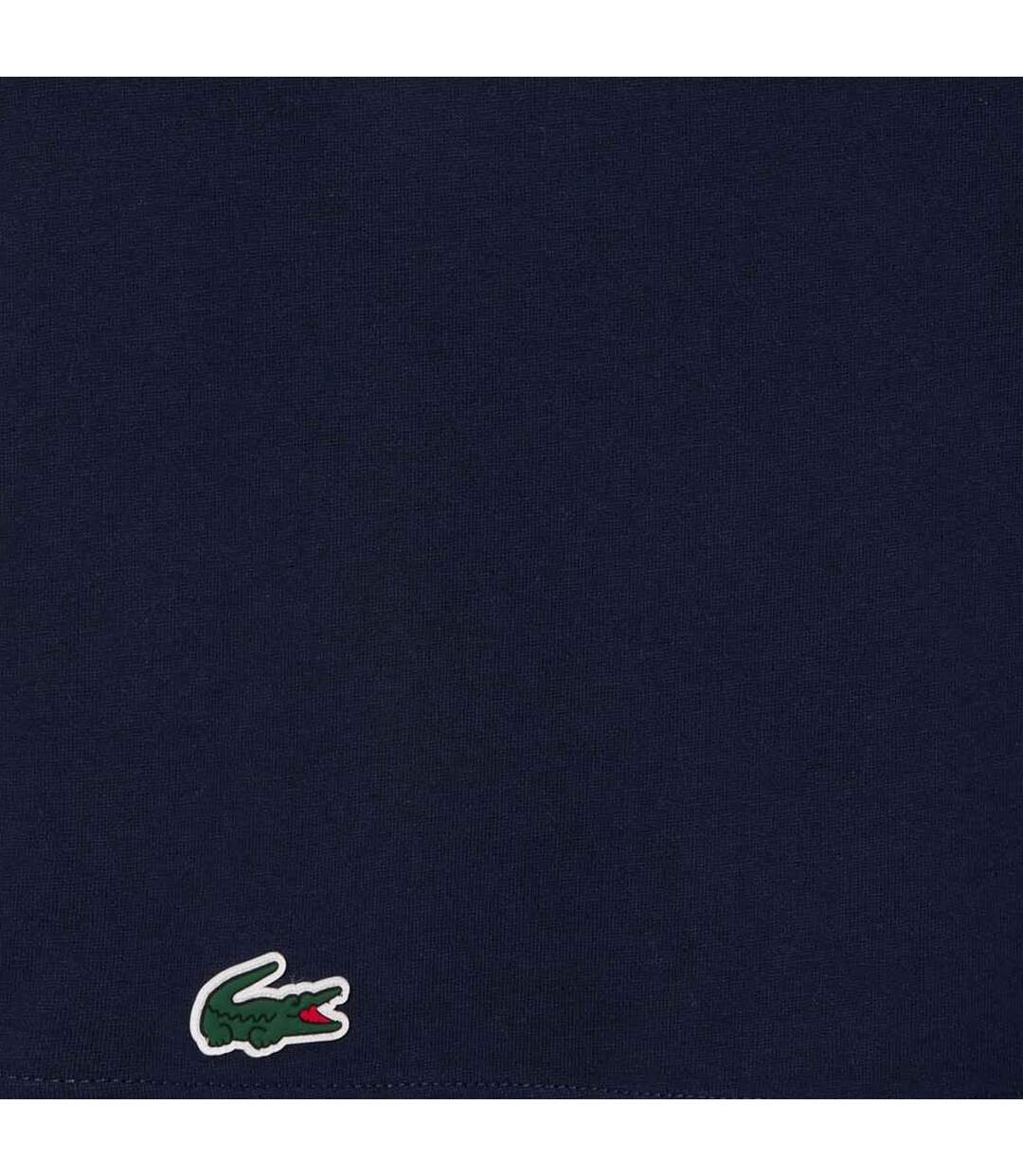Womens/ladies Printed Ultra Dry Sport Crop Top Blue Lacoste-3