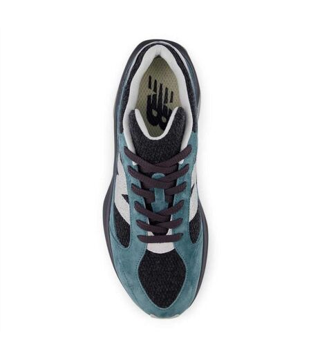 Mens Wrpd Runner Leather Flat Trainers Green New Balance