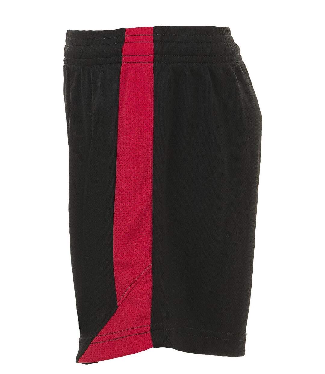 Short de foot adulte OLIMPICO 01718 - noir et rouge-3