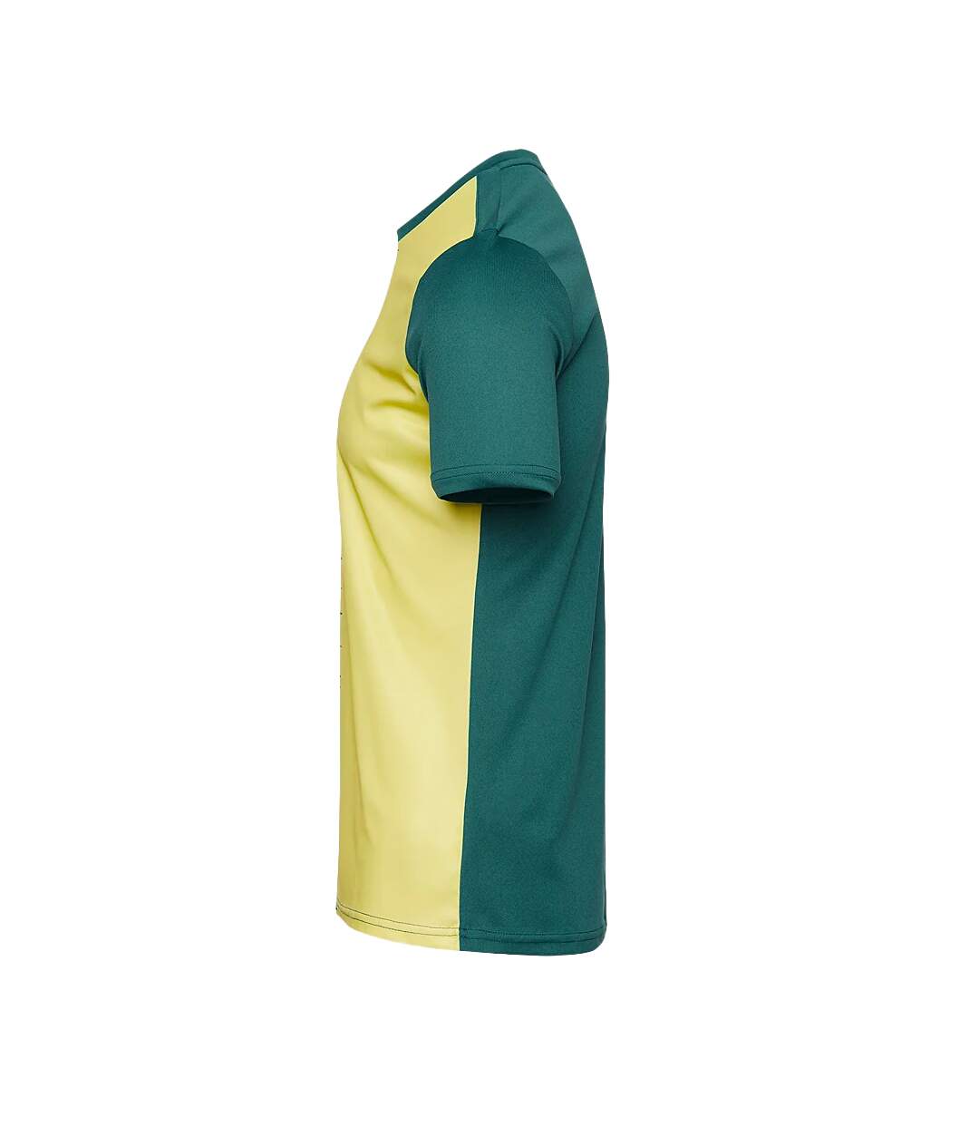 Mens City Ii Split Football T-shirt Green Yellow Joma-3
