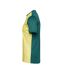 Mens City Ii Split Football T-shirt Green Yellow Joma-3