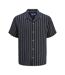 Chemisette gaze de coton marine homme jack & jones reaster - l-3