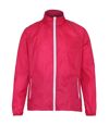 2786 Mens Contrast Lightweight Windcheater Shower Proof Jacket (Pack of 2) (Hot Pink/ White) - UTRW7001