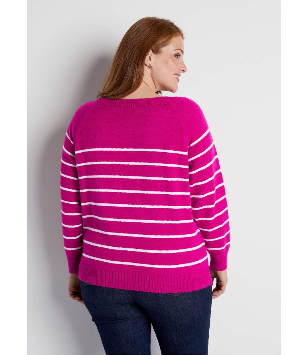 Pull marinière manches longues rayé-2