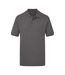 UCC 50/50 Mens Heavyweight Plain Pique Short Sleeve Polo Shirt (Charcoal) - UTBC1195-1