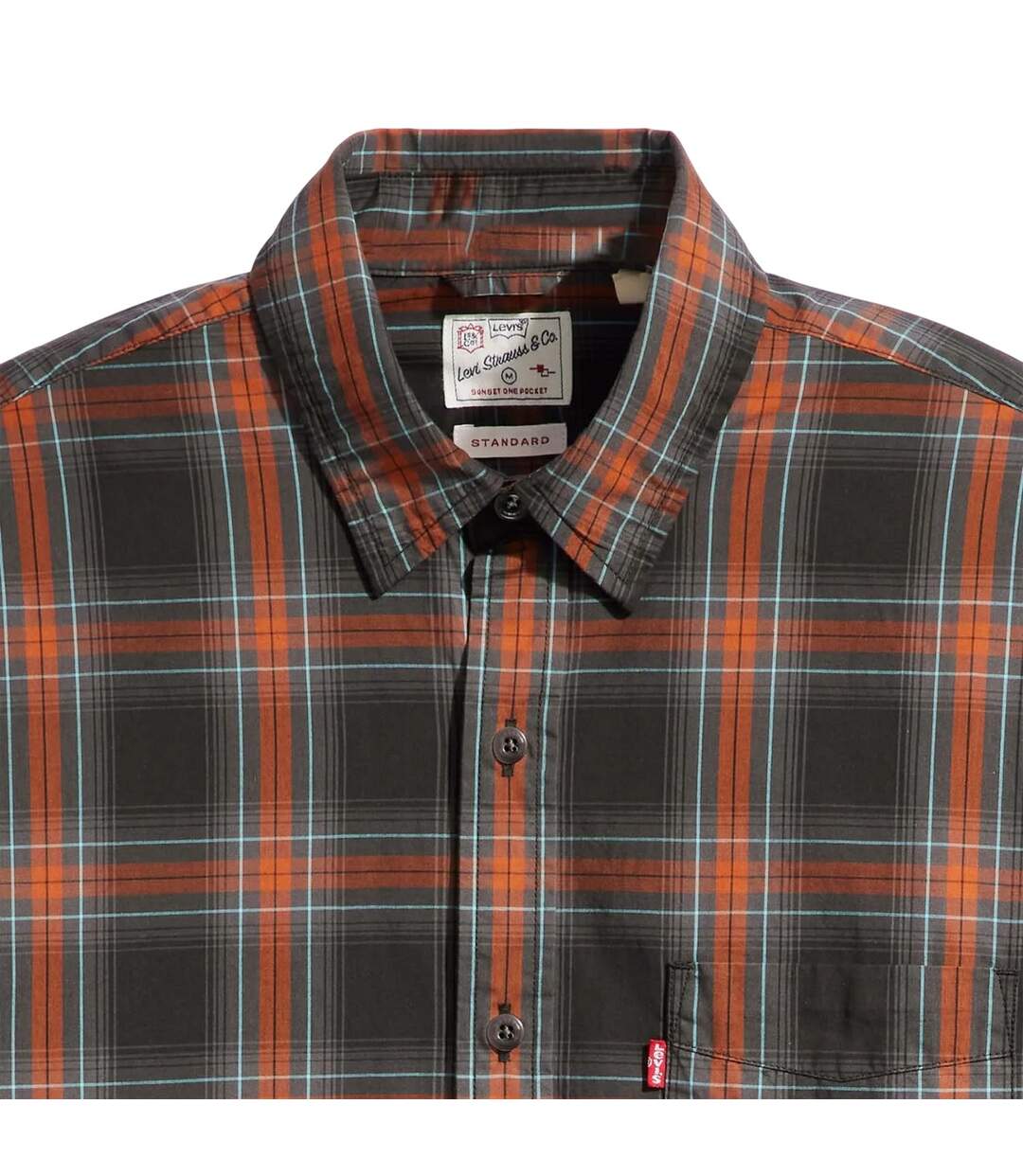 Chemise sunset homme noir / rouge Levis-4