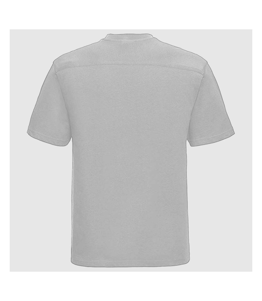 Europe t-shirt à manches courtes 100% coton homme blanc Russell