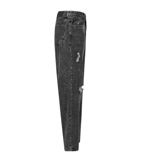 Pantalon 90's Femme Noir Charbon Délavé Urban Classics