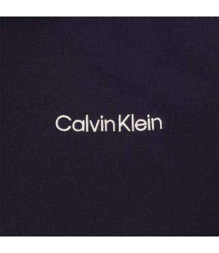 Polo Motif/style Brodé Homme Blanc Bleu Marine Calvin Klein