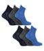 Paquet de 6 chaussettes antidérapantes de yoga et de pilates pour hommes-3