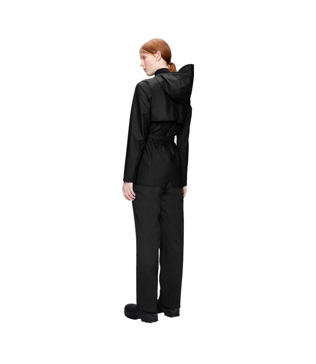 Veste Imperméable Curve Femme Noir Rains-3