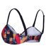 Regatta Womens/Ladies Aceana III Brush Stroke Bikini Top (Navy) - UTRG8938