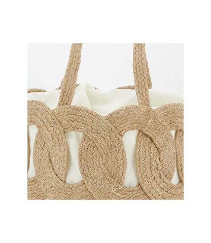 Sac en jute ajouré doublé coton