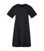 Robe T-shirt Femme Noir Build Your Brand-1