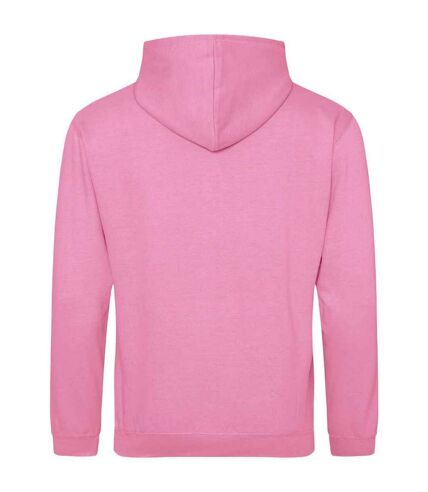 Sweat à capuche college adulte rose pâle Awdis Awdis