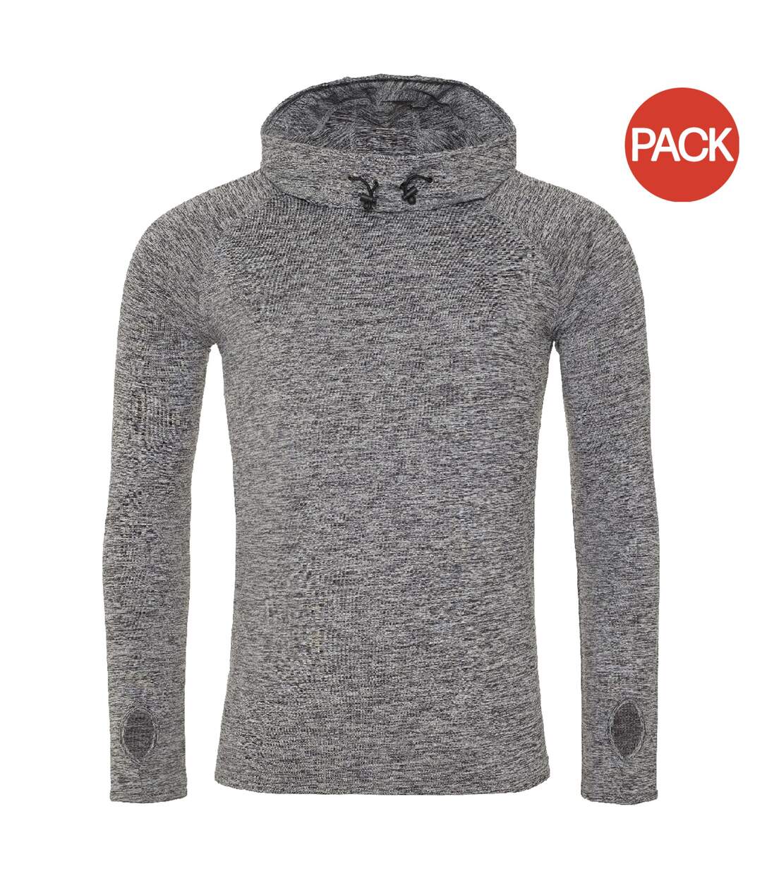 Lot de 2  Just cool hauts à manches longues homme gris AWDis-1