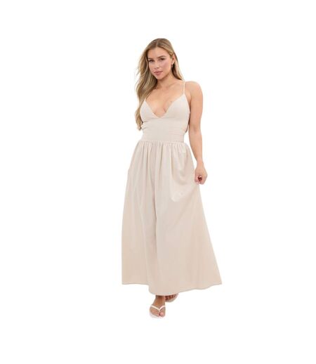 Robe Longue Femme Crème I Saw It First