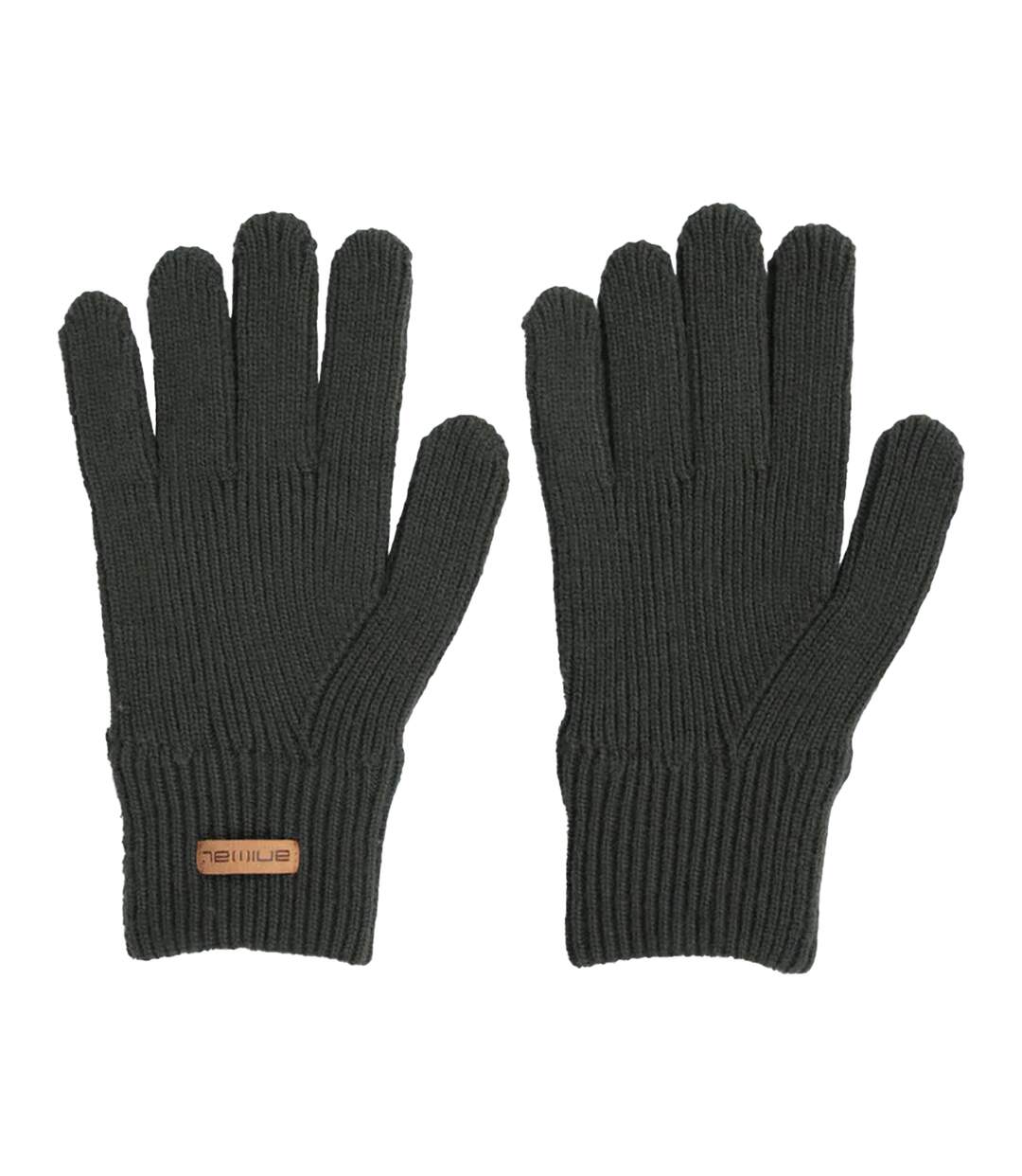 Unisex Adult Rowan Knitted Gloves Khaki Green Animal-3