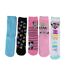 Ladies 5 Pairs Minnie Mouse Socks | Cute Novelty Disney Mickey Mouse Socks-2