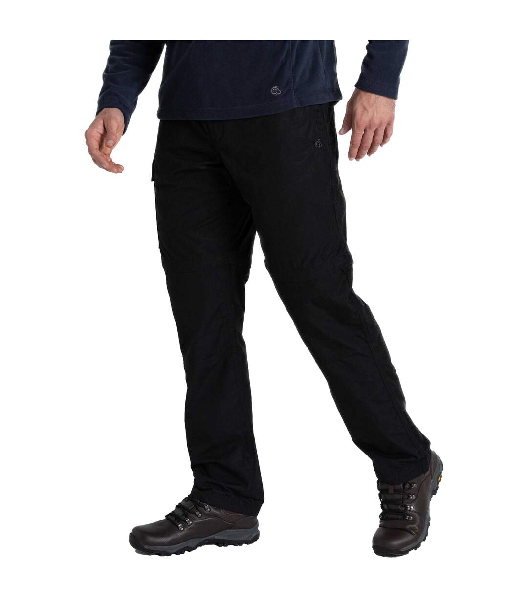 Pantalon Motif/style Kiwi Homme Noir Craghoppers Expert-1