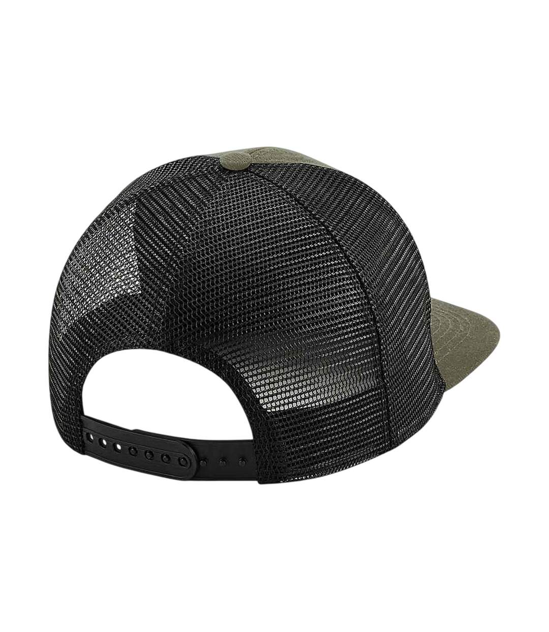 Casquette Trucker Original Vert Olive Noir Beechfield-3