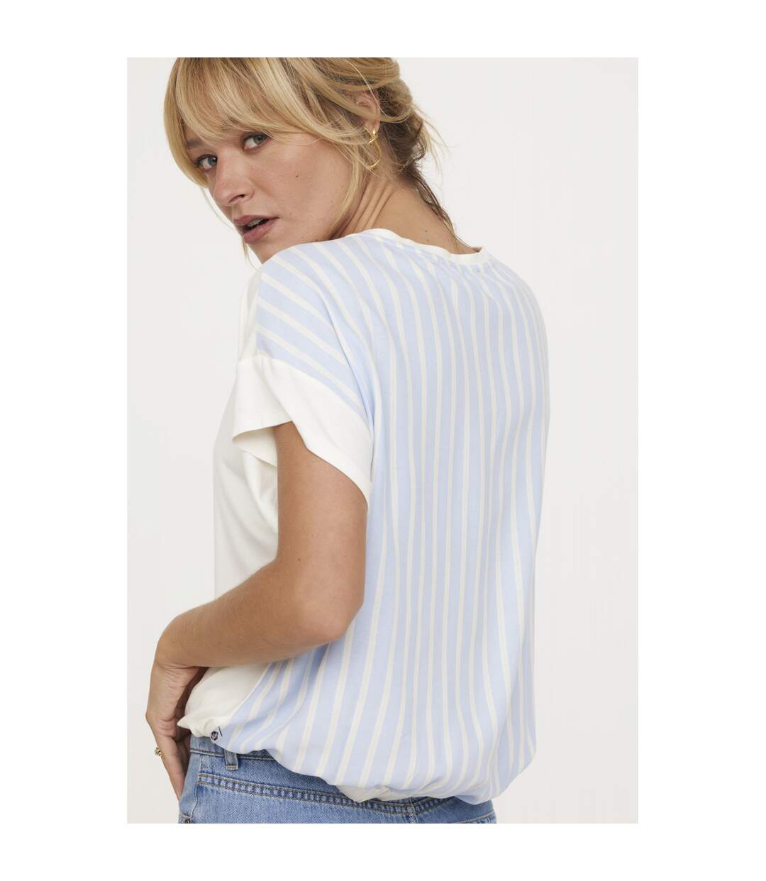 T-shirt manches courtes viscose loose ALABA