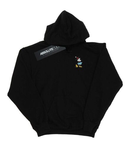 Disney Womens/Ladies Minnie Mouse Kick Chest Hoodie (sweat à capuche avec coup de pied) (Noir) - UTBI10659
