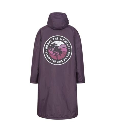 Mountain Warehouse Womens/Ladies Tidal Waterproof Changing Robe (Purple) (S)
