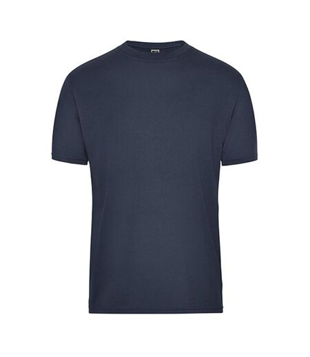 T-shirt Bio Workwear Homme Bleu Marine James And Nicholson