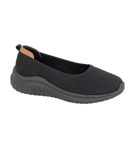 Womens/ladies Laila Casual Shoes Black Boulevard