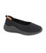 Womens/ladies Laila Casual Shoes Black Boulevard-1