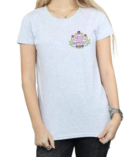 Disney - T-shirt COCO SEIZE YOUR MOMENT - Femme (Gris chiné) - UTBI14229