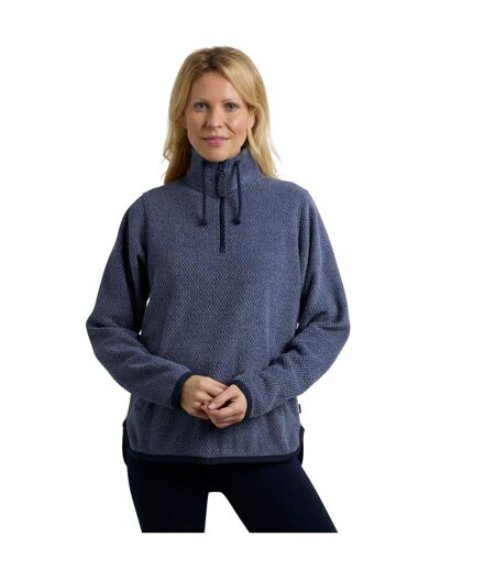 Womens/ladies odina zig zag fleece dark blue Weird Fish