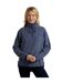 Womens/ladies odina zig zag fleece dark blue Weird Fish-3