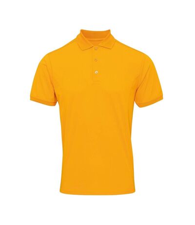 Premier Mens Coolchecker Pique Polo Shirt (Sunflower)