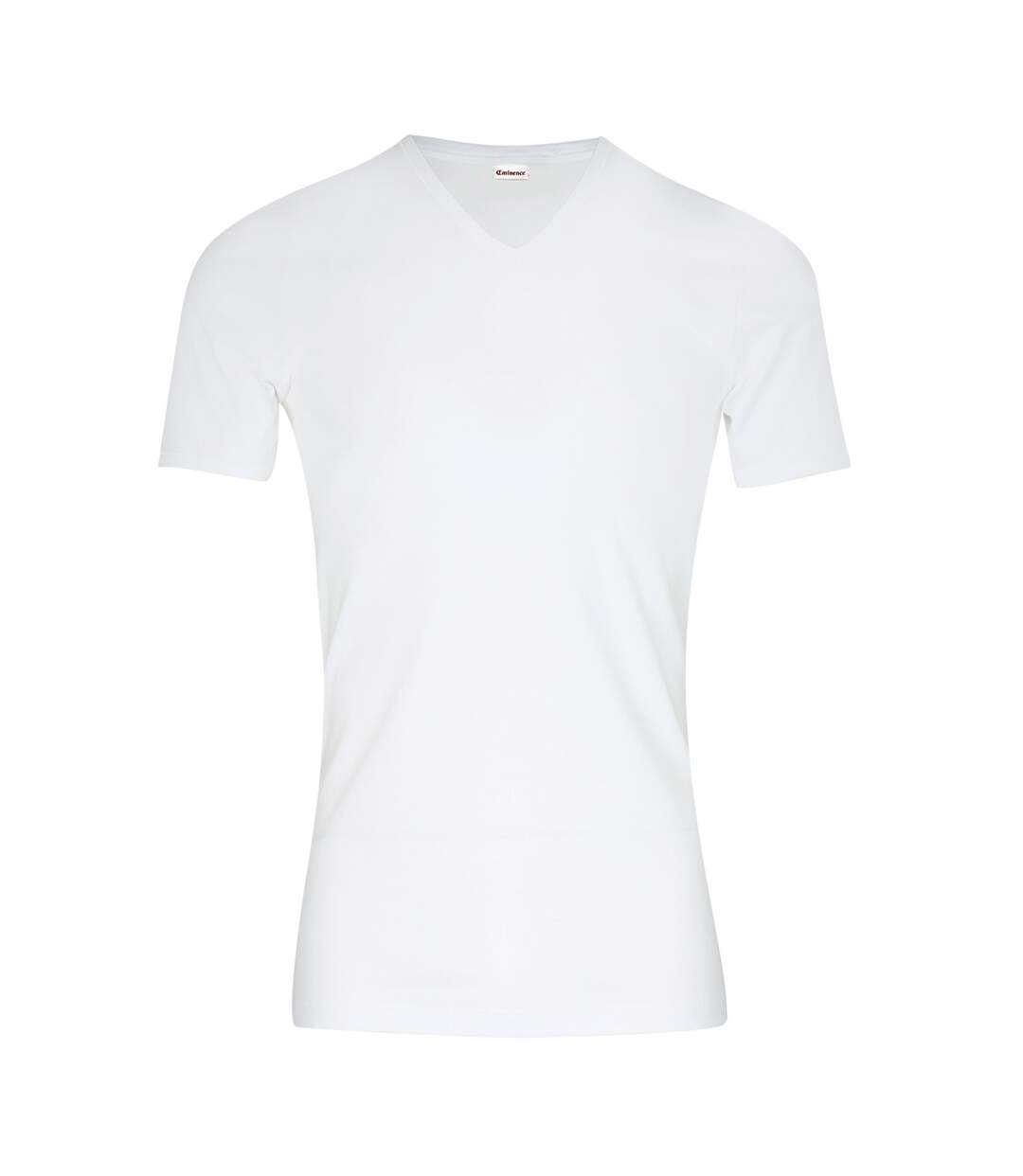 Tee-shirt col V manches courtes homme Pur coton Premium Fait en France Eminence.-1