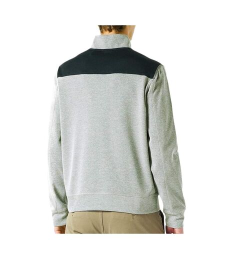 Sweat 1/4 zip Gris/Kaki/Marine Homme Kaporal Volta - M