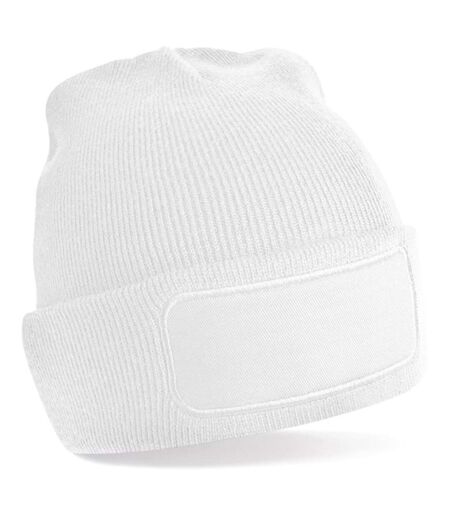 Bonnet avec patch - Adulte - B445 - blanc